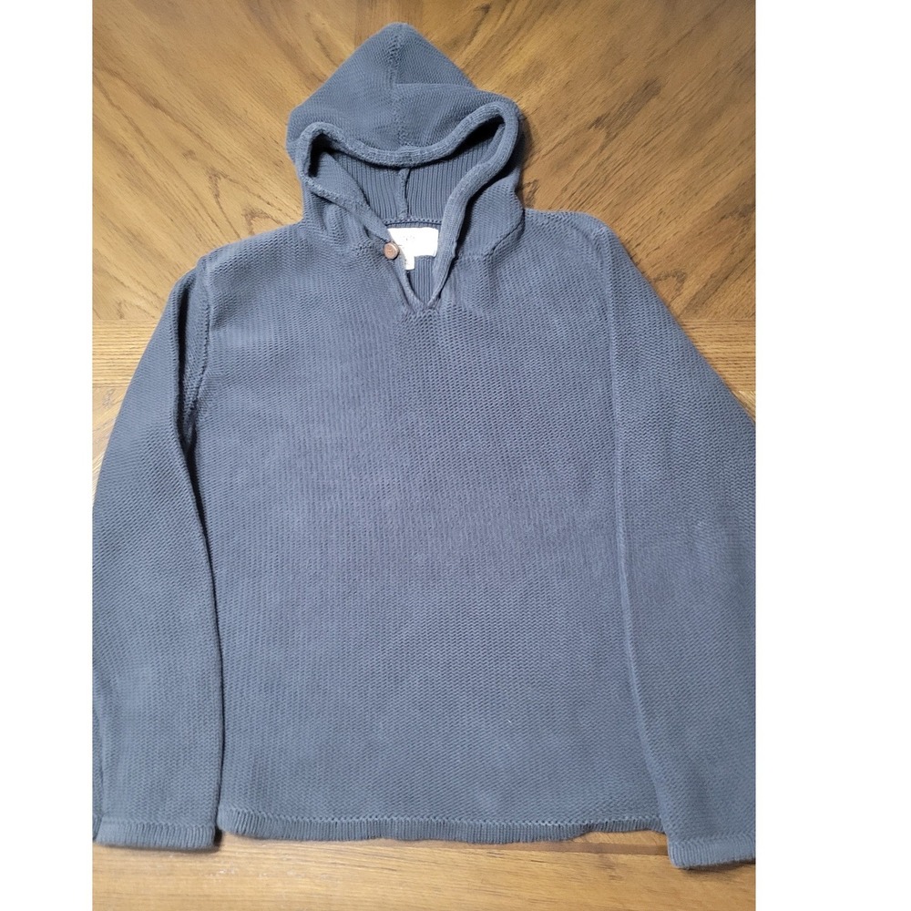 WRK work rest karma Matteo Gottardi Mens XL Cotton Knit Hoodie Sweater